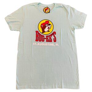 Buc-ee's St. Augustine Florida T-Shirt Lt. Blue Men's Size Large NWT